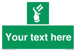 Custom sign safe condition Search and rescue transponder